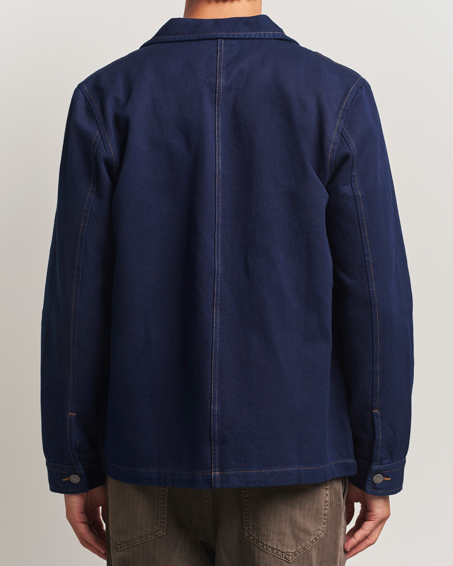 Heren | Overhemden | Nudie Jeans | Barney Indigo Workwear Jacket Dark Blue