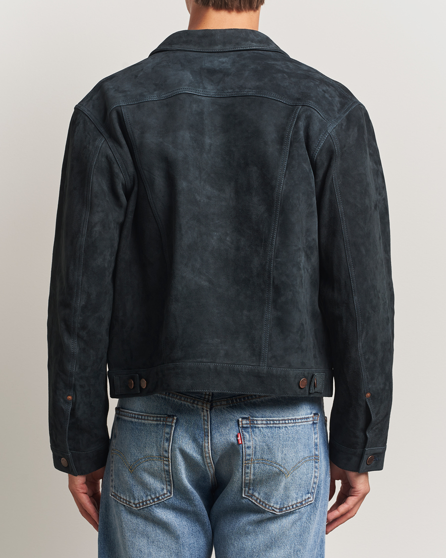 Heren | Jassen | Nudie Jeans | Dante II Suede Jacket Navy