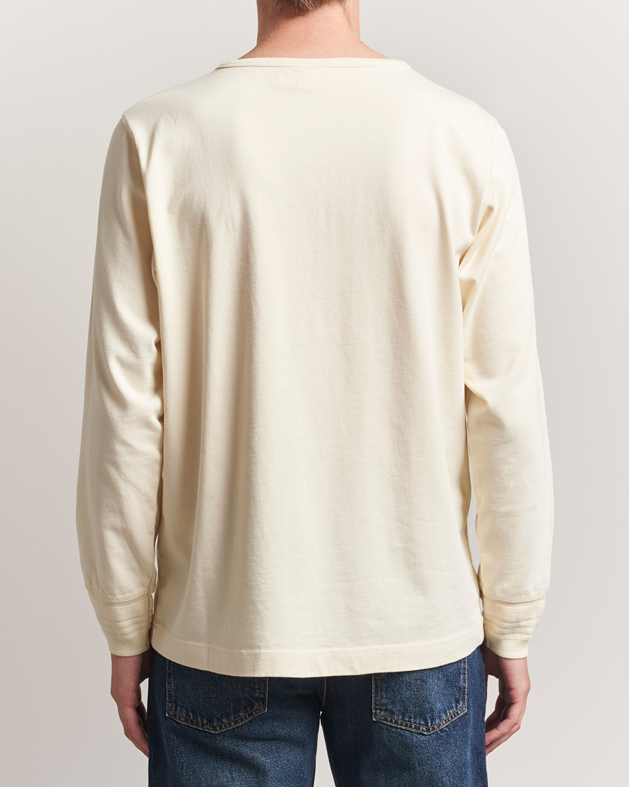 Heren | Truien | Nudie Jeans | Long Sleeved Henley Ecru