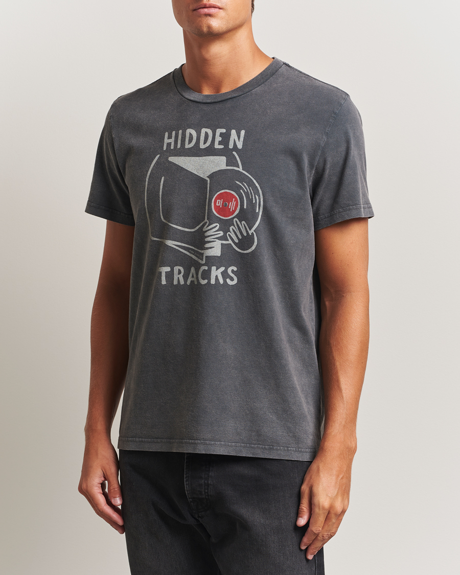 Heren | T-shirts | Nudie Jeans | Roy Hidden Track T-Shirt Antracite