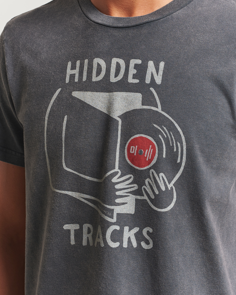 Heren | T-shirts | Nudie Jeans | Roy Hidden Track T-Shirt Antracite