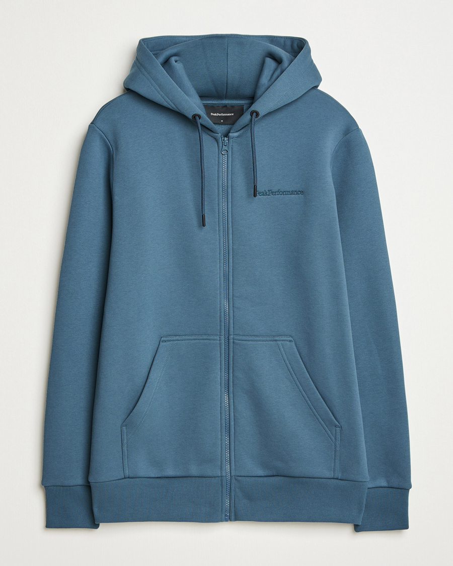 Heren | Truien | Peak Performance | Original Full Zip Hoodie Mountain Lake