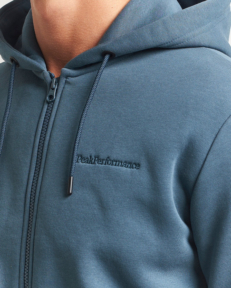 Heren | Truien | Peak Performance | Original Full Zip Hoodie Mountain Lake