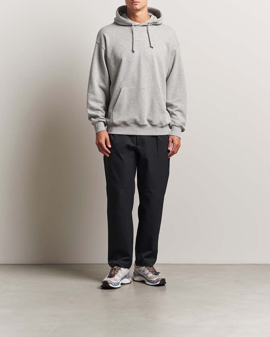 Heren | Truien | Peak Performance | Original Terry Hoodie Grey Melange