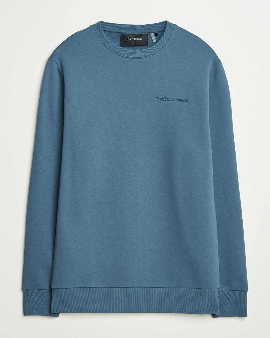 Heren | Truien | Peak Performance | Original Crew Neck Sweatshirt Mountain Lake