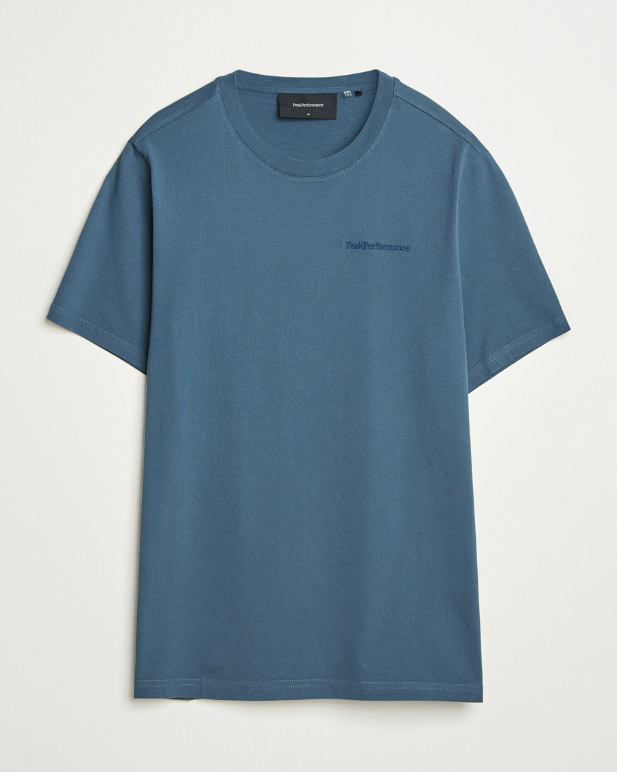 Heren | T-shirts | Peak Performance | Original Crew Neck T-Shirt Mountain Lake
