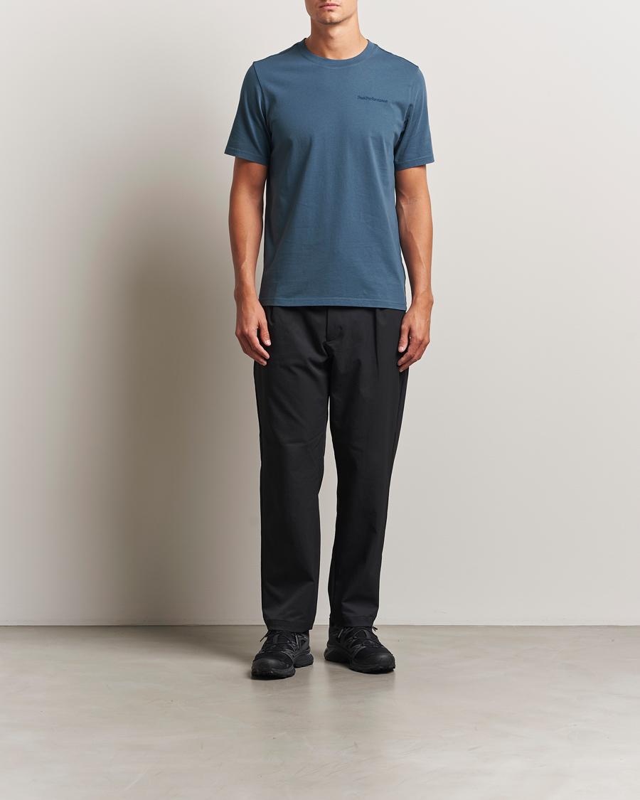 Heren | T-shirts | Peak Performance | Original Crew Neck T-Shirt Mountain Lake