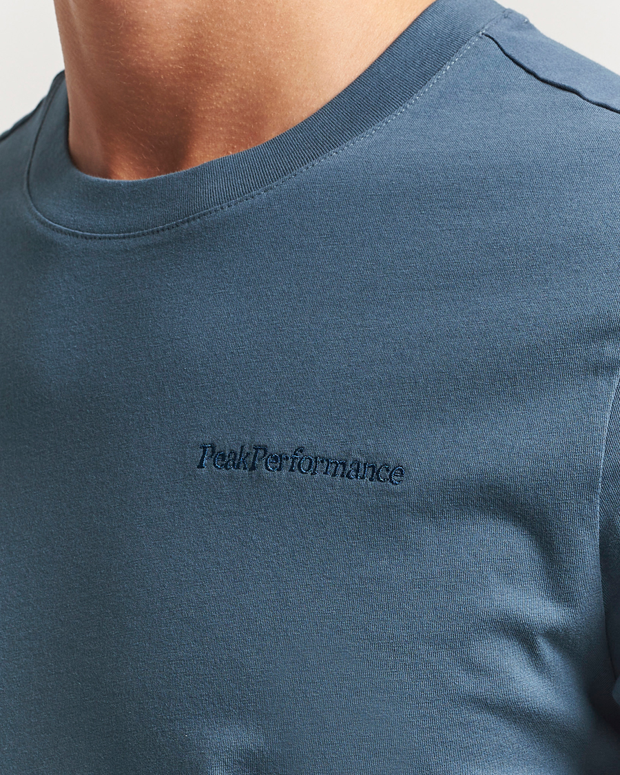 Heren | T-shirts | Peak Performance | Original Crew Neck T-Shirt Mountain Lake