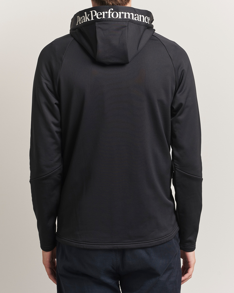 Heren | Truien | Peak Performance | Rider Full Zip Hoodie Black
