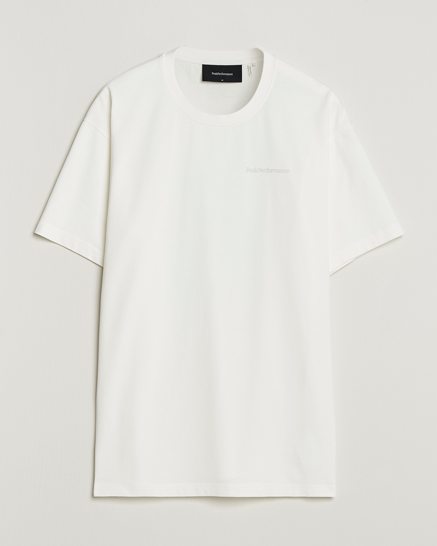 Heren | T-shirts | Peak Performance | Graphic Crew Neck T-Shirt Off White