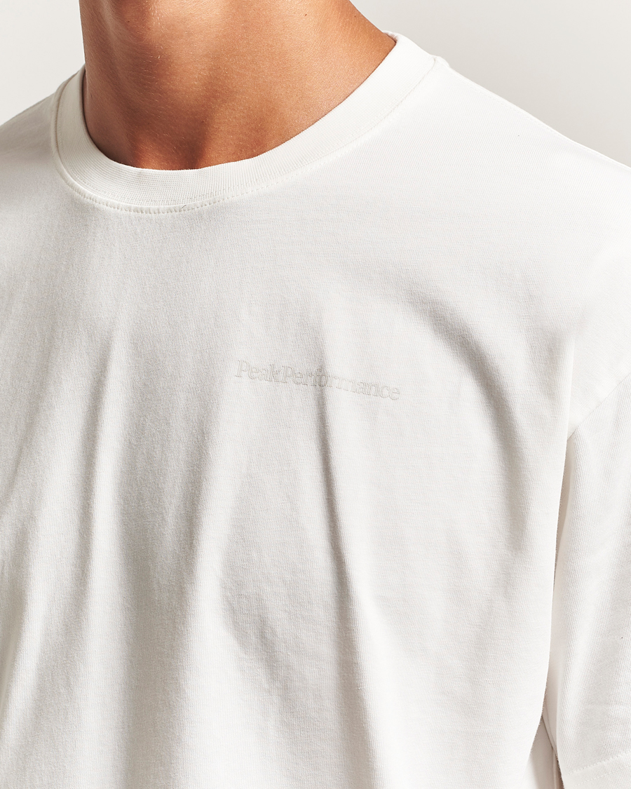 Heren | T-shirts | Peak Performance | Graphic Crew Neck T-Shirt Off White