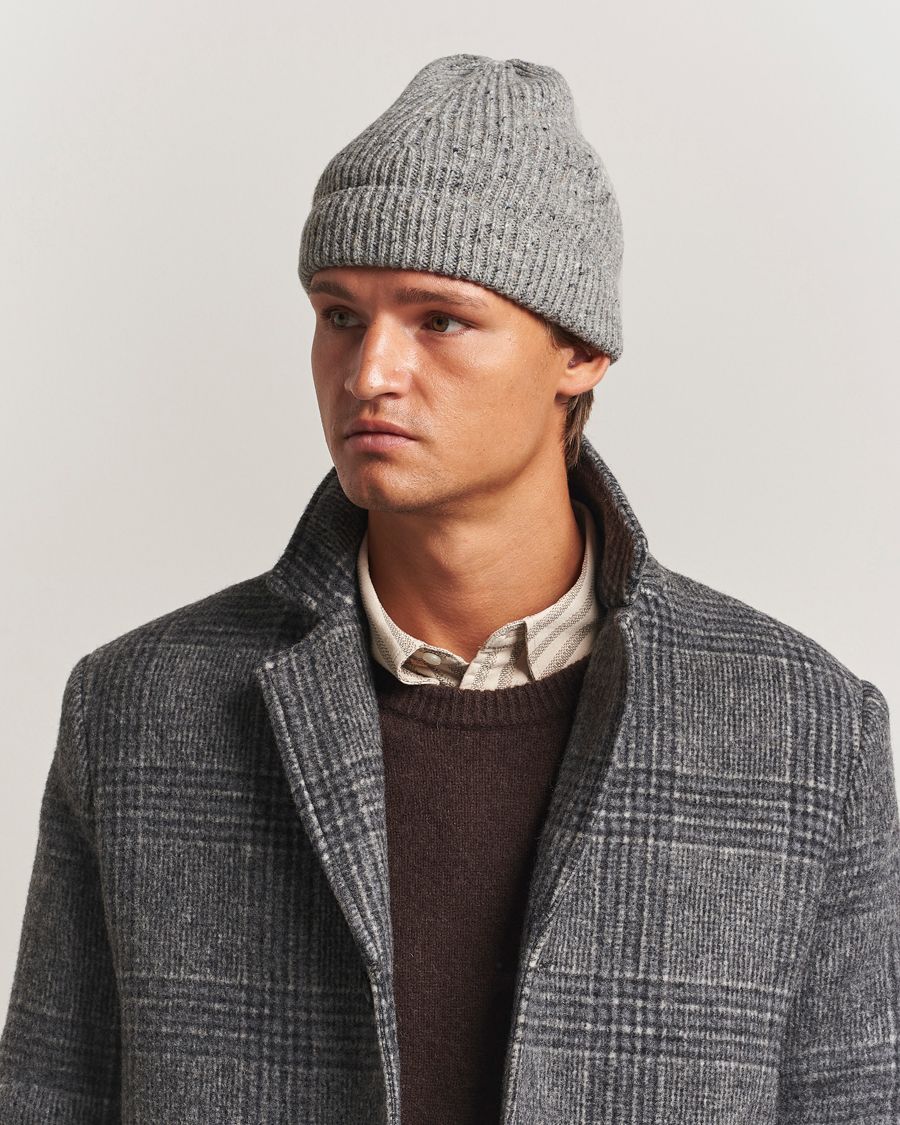Heren | Mutsen | Samsøe Samsøe | Nataniel Donegal Beanie Grey Melange