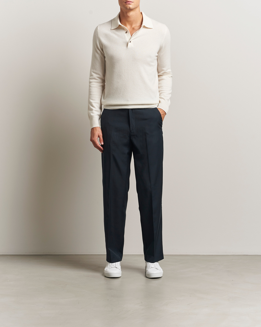 Heren | Broeken | Samsøe Samsøe | Noah Pleated Trousers Salute Navy