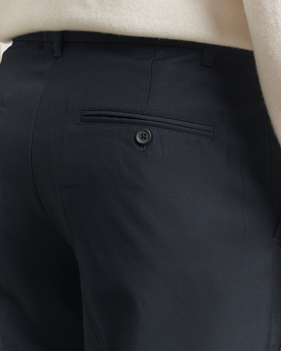 Heren | Broeken | Samsøe Samsøe | Noah Pleated Trousers Salute Navy