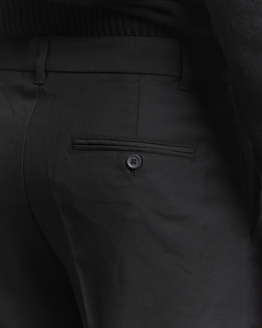 Heren | Broeken | Samsøe Samsøe | Noah Pleated Trousers Black