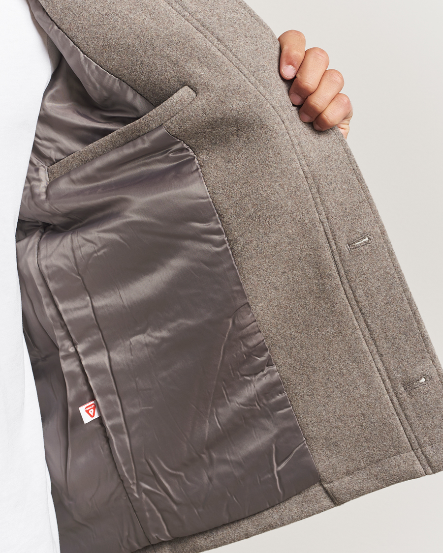 Heren | Jassen | Samsøe Samsøe | Pally Padded Shirt Jacket Elephant Skin