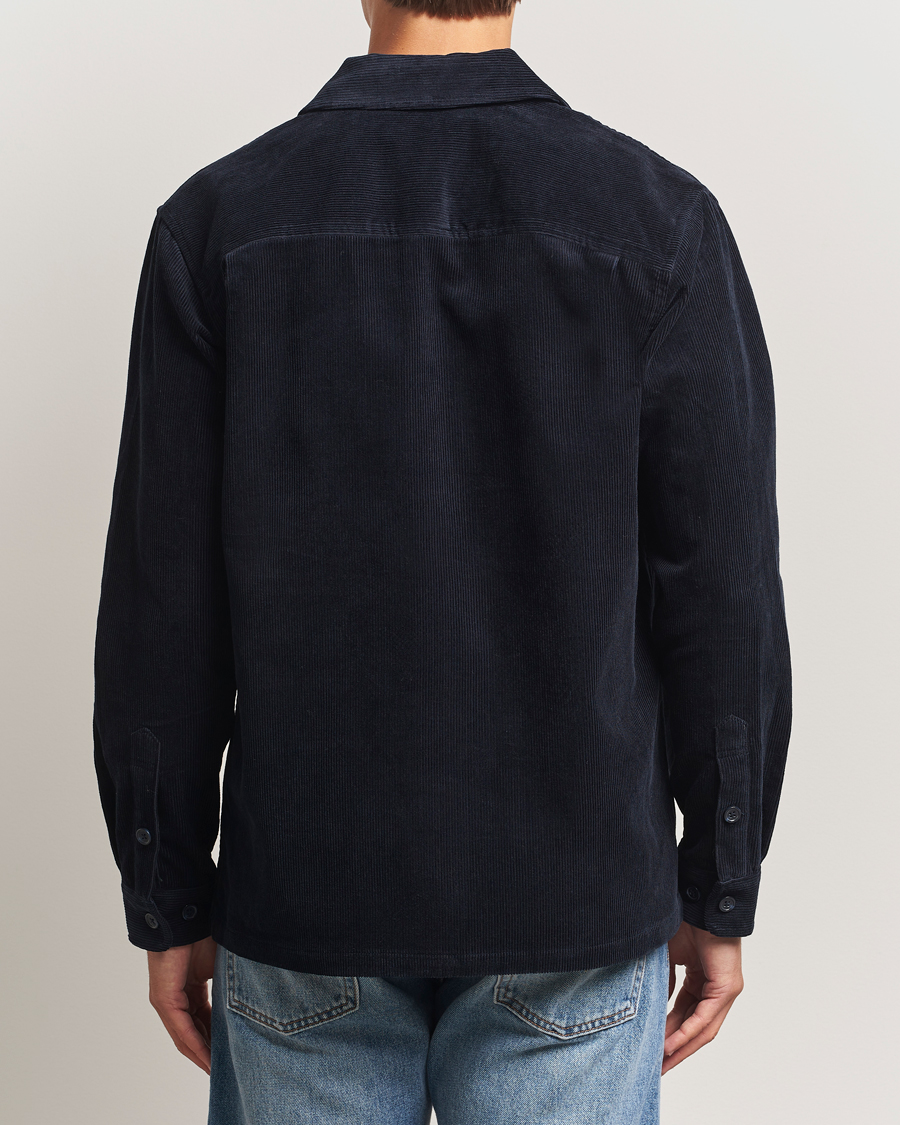 Heren | Overhemden | Samsøe Samsøe | Damon Corduroy Overshirt Salute Navy