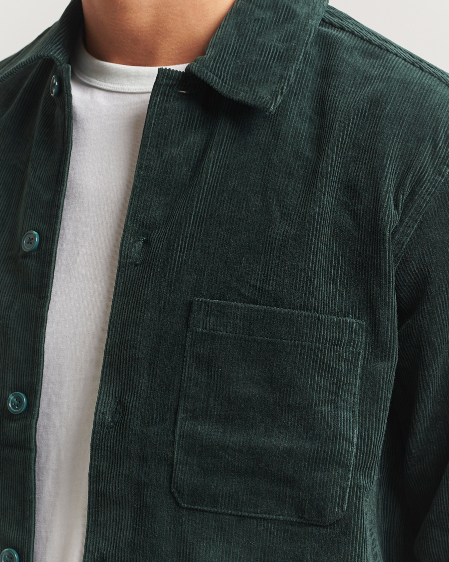 Heren | Overhemden | Samsøe Samsøe | Damon Corduroy Overshirt Green Gables