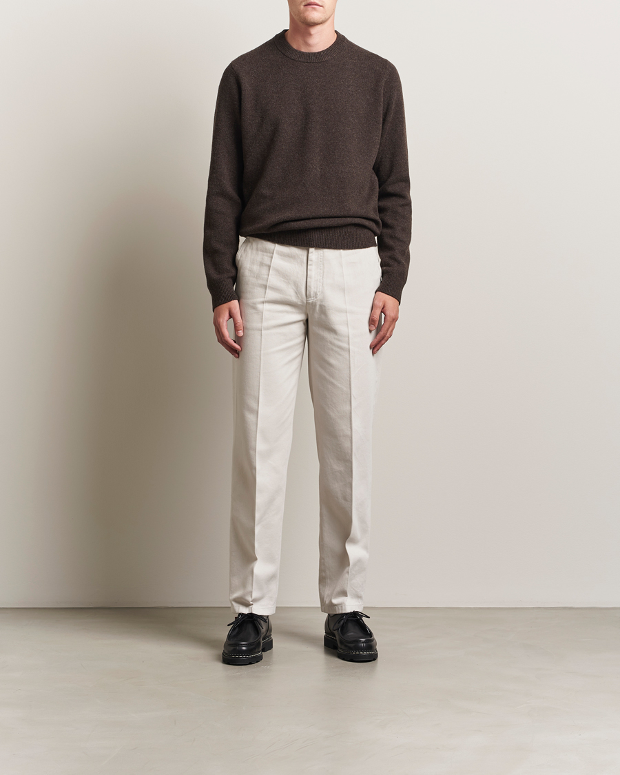 Heren | Truien | Samsøe Samsøe | Isak Knitted Crew Neck Turkish Coffee
