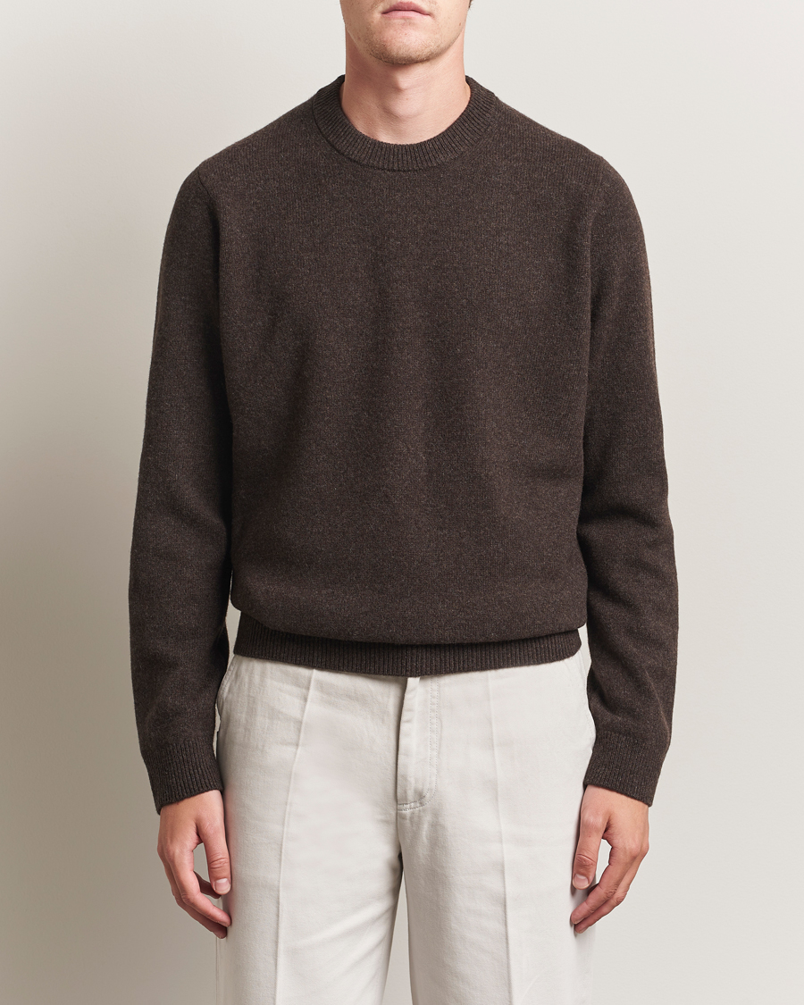 Heren | Truien | Samsøe Samsøe | Isak Knitted Crew Neck Turkish Coffee
