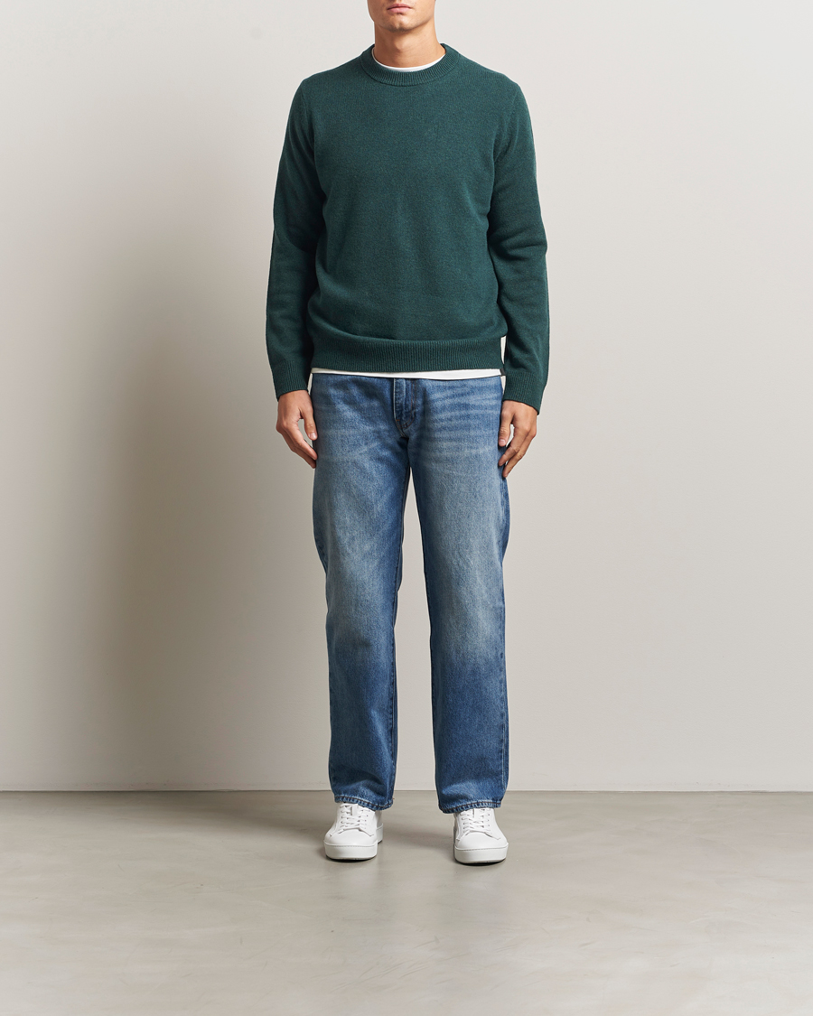 Heren | Truien | Samsøe Samsøe | Isak Knitted Crew Neck Green Gables