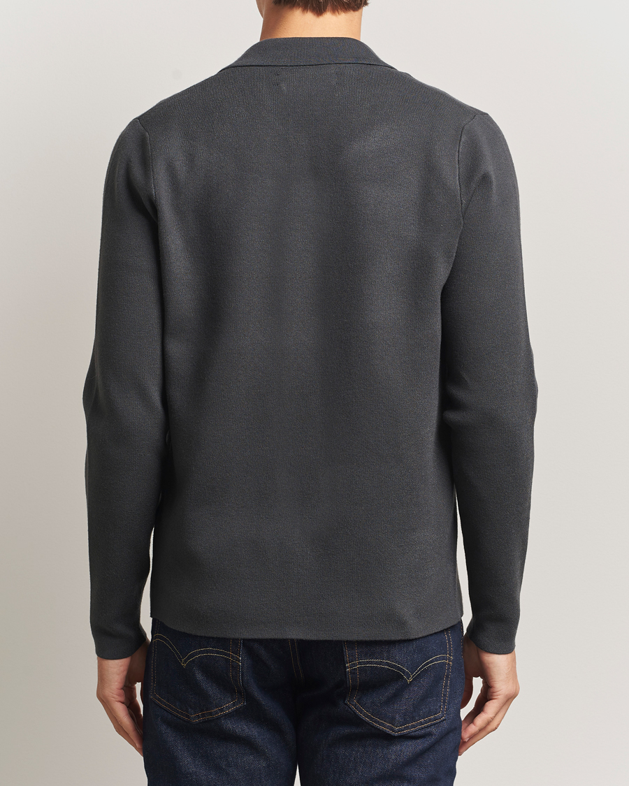 Heren | Truien | Samsøe Samsøe | Guna Full Zip Black Oyster