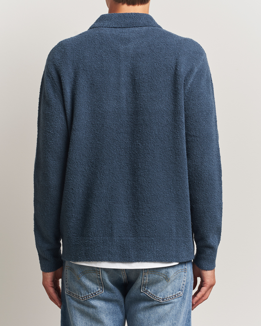 Heren | Truien | Samsøe Samsøe | Nino Knitted Polo Midnight Navy