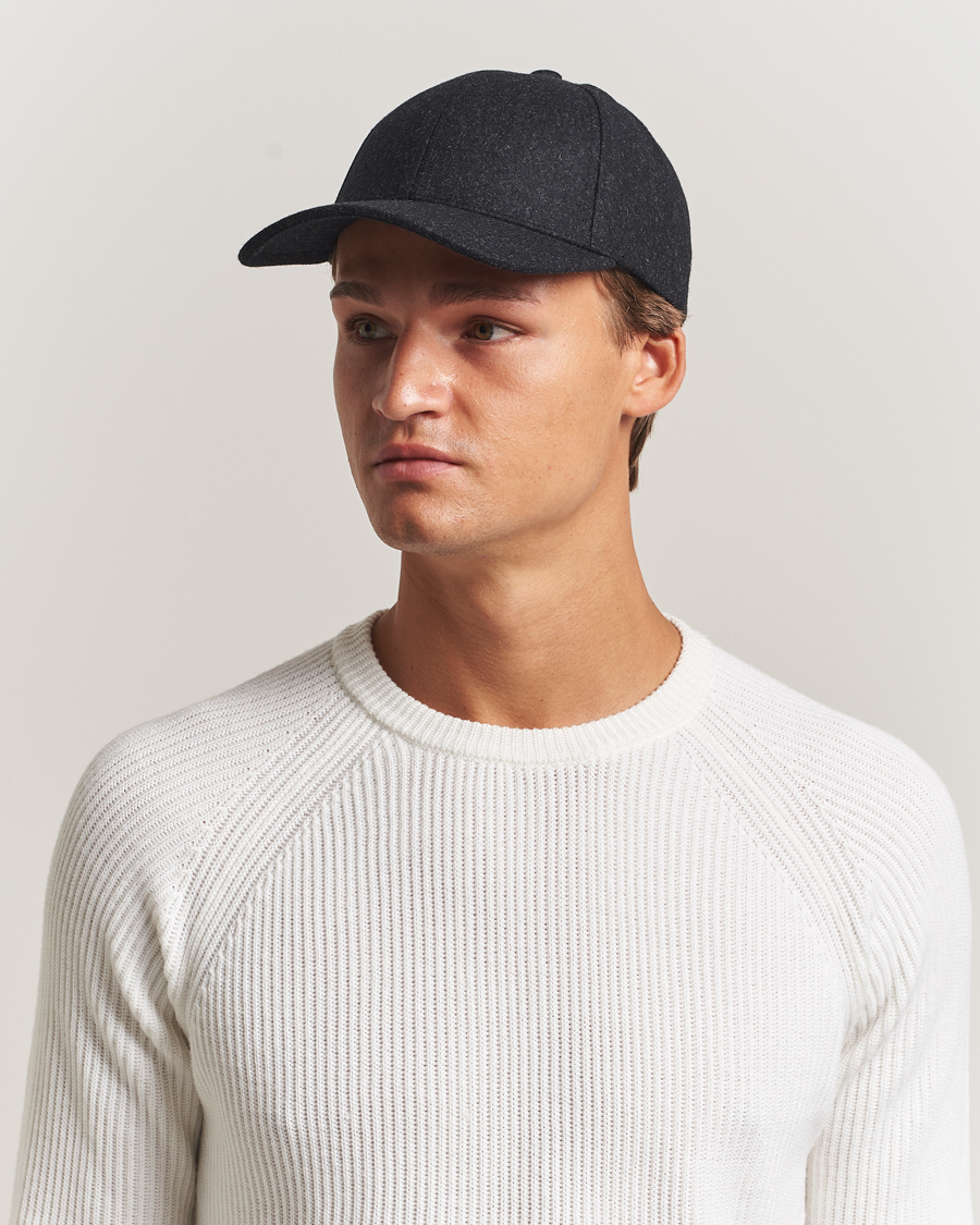 Heren | Hoeden en petten | Varsity Headwear | Flannel Baseball Cap Jade Black