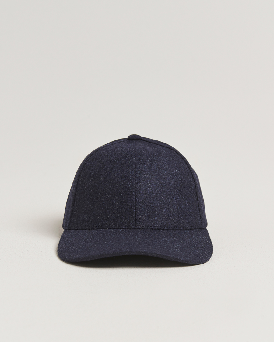 Heren | Hoeden en petten | Varsity Headwear | Flannel Baseball Cap Dark Navy