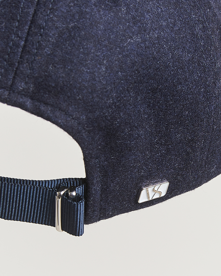 Heren | Hoeden en petten | Varsity Headwear | Flannel Baseball Cap Dark Navy