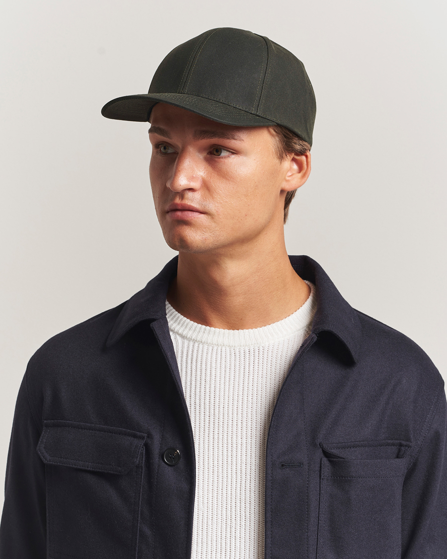 Heren | Hoeden en petten | Varsity Headwear | Oilskin Baseball Cap Ivy Green