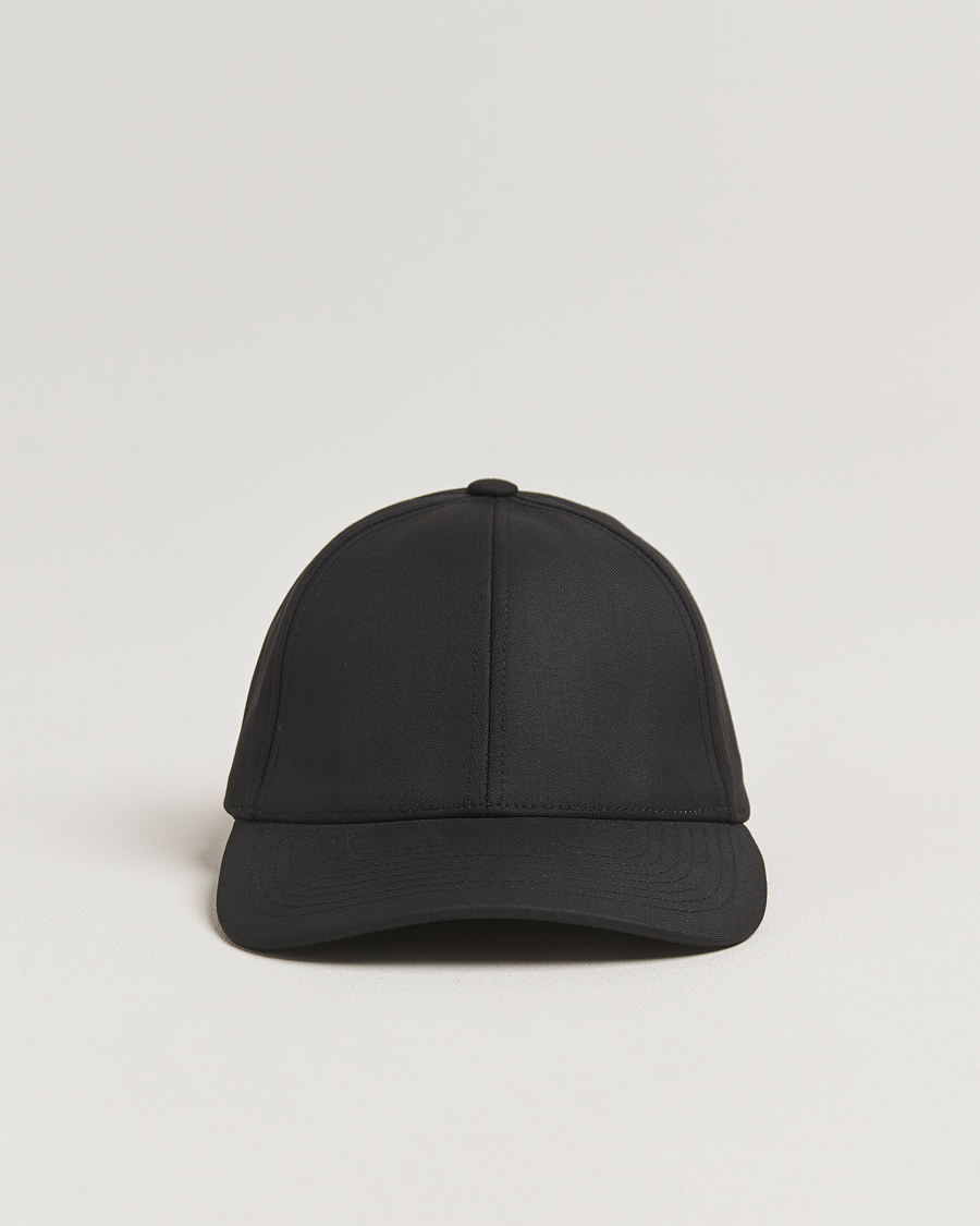 Heren | Hoeden en petten | Varsity Headwear | Wool Tech Baseball Cap Black