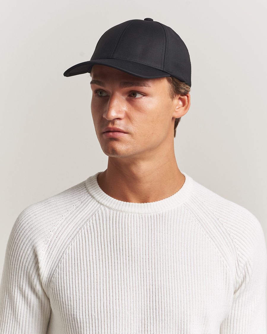 Heren | Hoeden en petten | Varsity Headwear | Wool Tech Baseball Cap Black