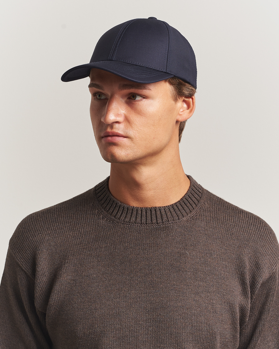 Heren | Hoeden en petten | Varsity Headwear | Wool Tech Baseball Cap Navy