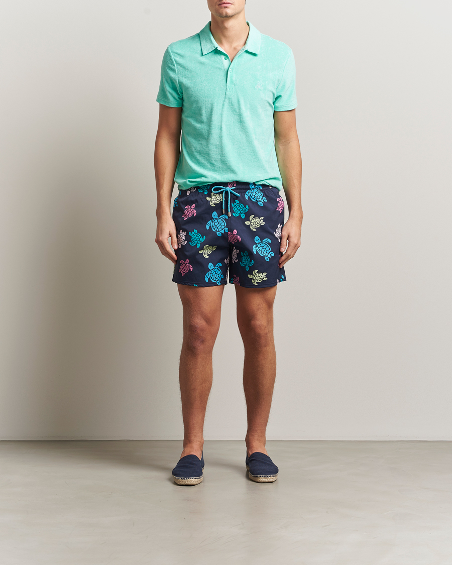 Heren | Zwembroek | Vilebrequin | Moorise Swim Shorts Bleu Marine
