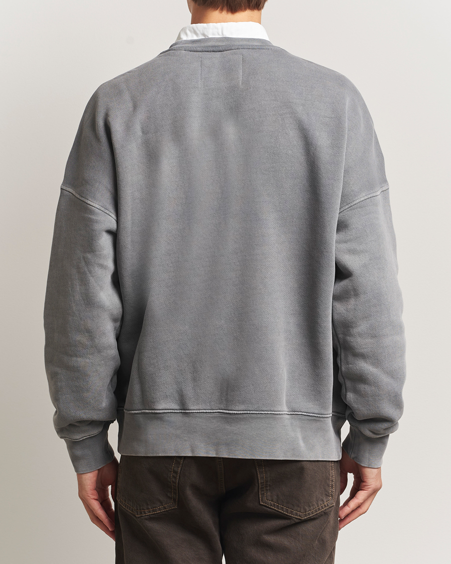 Heren | Truien | GANT 240 Mulberry Street | Vintage Graphic Crew Neck Sweatshirts Steel Grey
