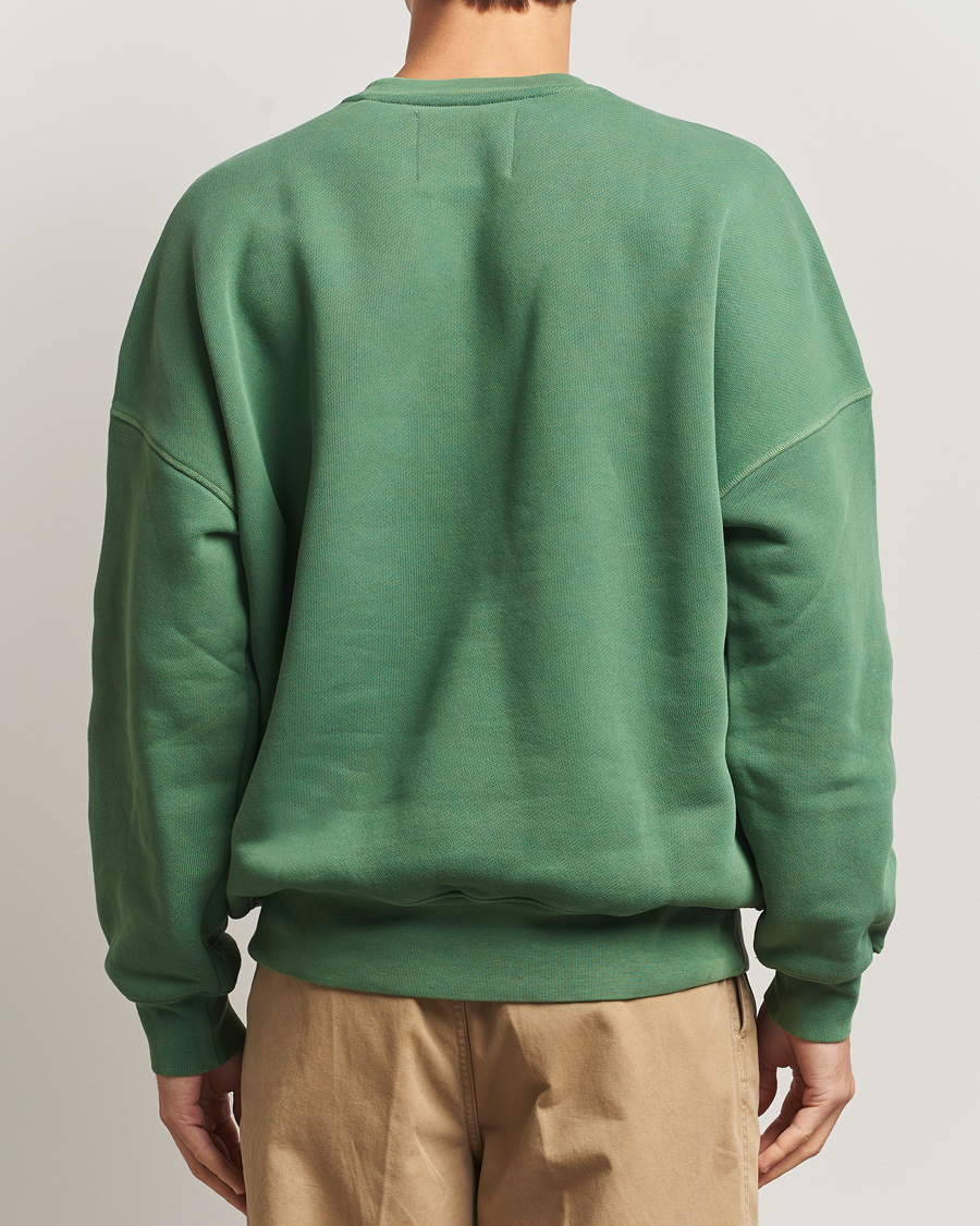 Heren | Truien | GANT 240 Mulberry Street | Vintage Graphic Crew Neck Sweatshirts Forest Green