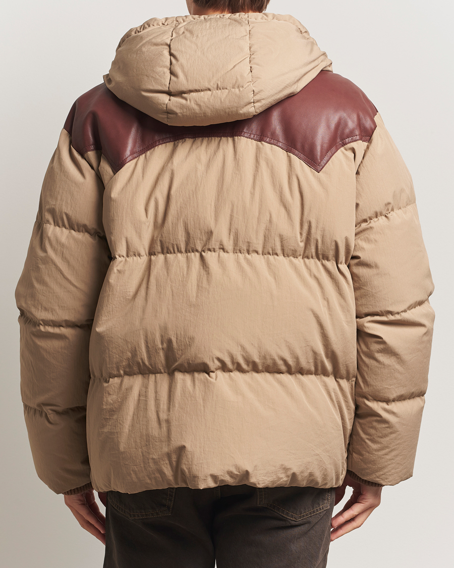 Heren | Jassen | GANT 240 Mulberry Street | Cotton Down Hooded Jacket Carmel Beige