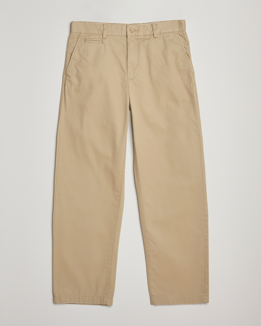 Heren | Broeken | GANT 240 Mulberry Street | Relaxed Fit Cotton Twill Chinos Woody Beige