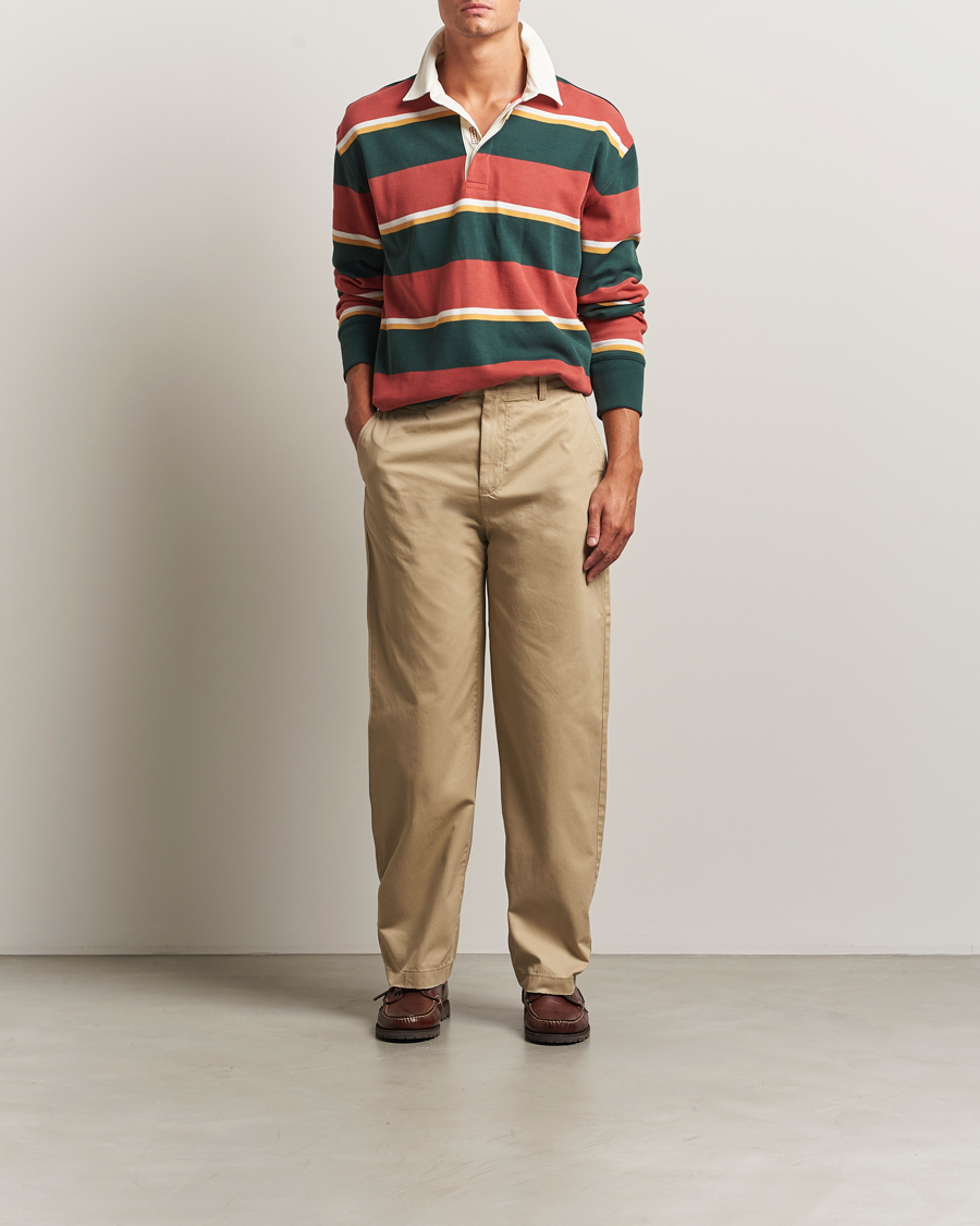 Heren | Broeken | GANT 240 Mulberry Street | Relaxed Fit Cotton Twill Chinos Woody Beige