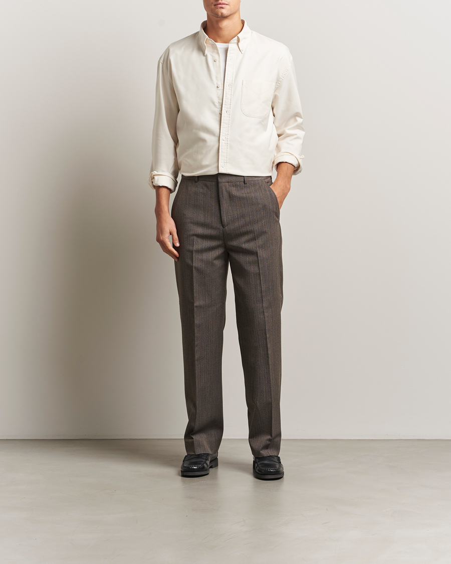 Heren | Overhemden | GANT 240 Mulberry Street | Relaxed Fit US Oxford Shirt Cream