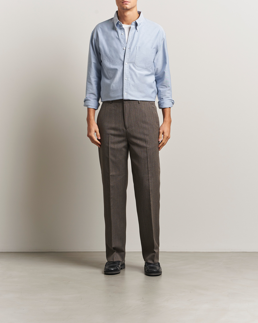 Heren | Overhemden | GANT 240 Mulberry Street | Relaxed Fit US Oxford Shirt Blue Water