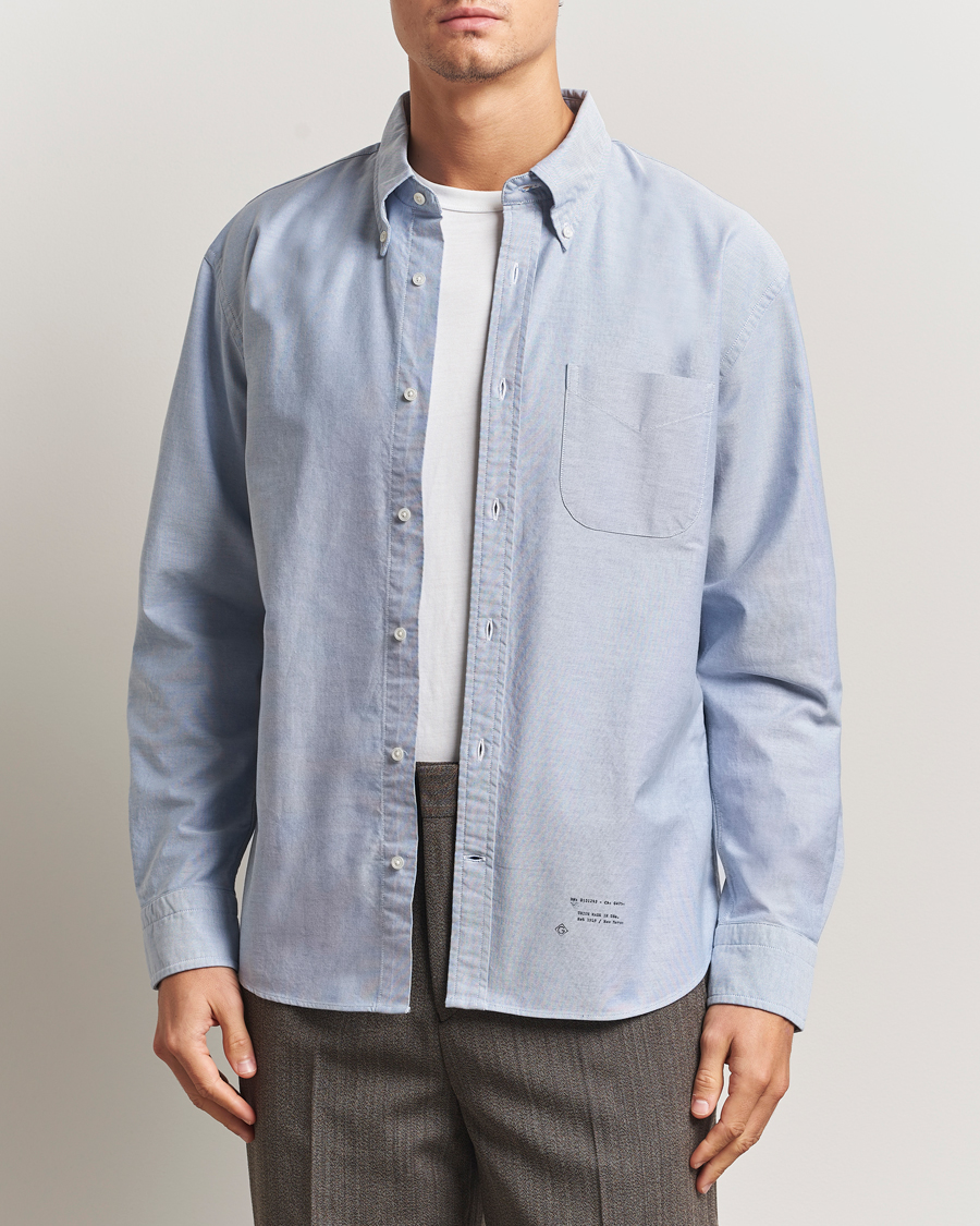 Heren | Overhemden | GANT 240 Mulberry Street | Relaxed Fit US Oxford Shirt Blue Water