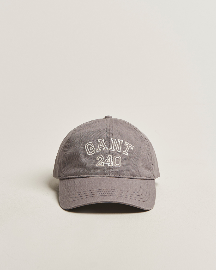 Heren | Hoeden en petten | GANT 240 Mulberry Street | Washed Canvas Cap Steel Grey