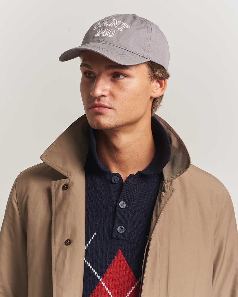 Heren | Hoeden en petten | GANT 240 Mulberry Street | Washed Canvas Cap Steel Grey