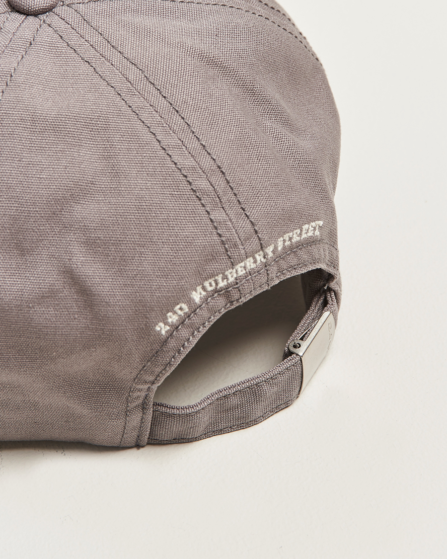 Heren | Hoeden en petten | GANT 240 Mulberry Street | Washed Canvas Cap Steel Grey