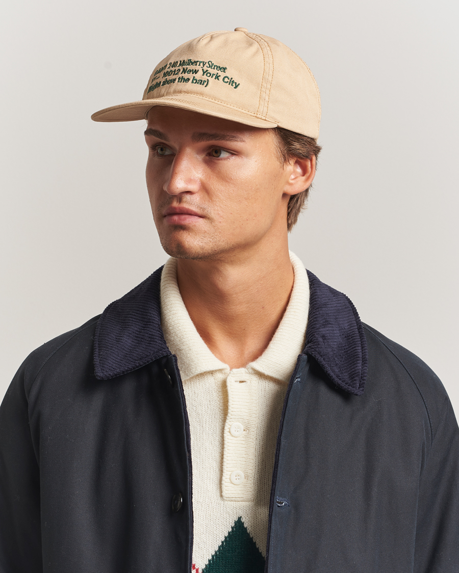 Heren | Hoeden en petten | GANT 240 Mulberry Street | Canvas Cap Light Taupe