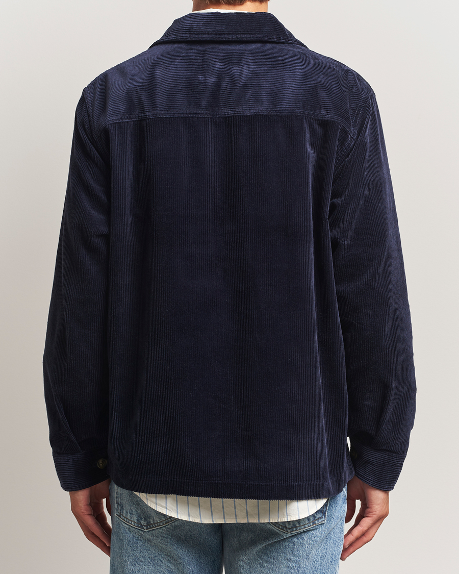 Heren | Overhemden | GANT | Regular Fit Corduroy Overshirt Evening Blue