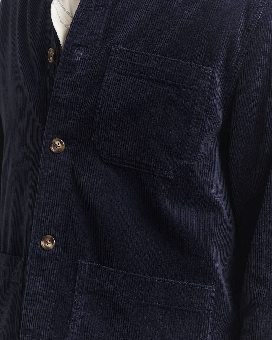 Heren | Overhemden | GANT | Regular Fit Corduroy Overshirt Evening Blue