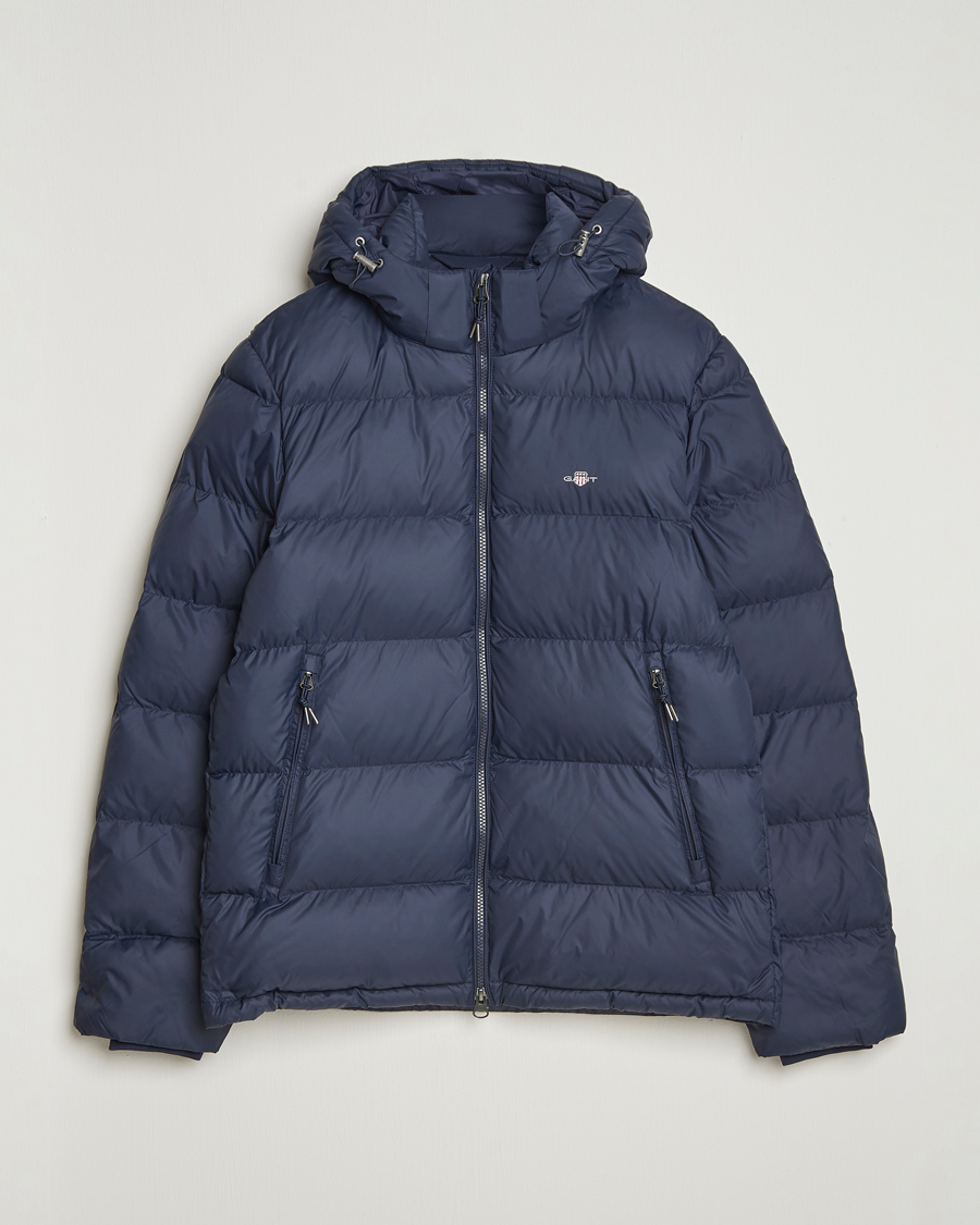 Heren | Jassen | GANT | The Active Cloud Down Jacket Evening Blue